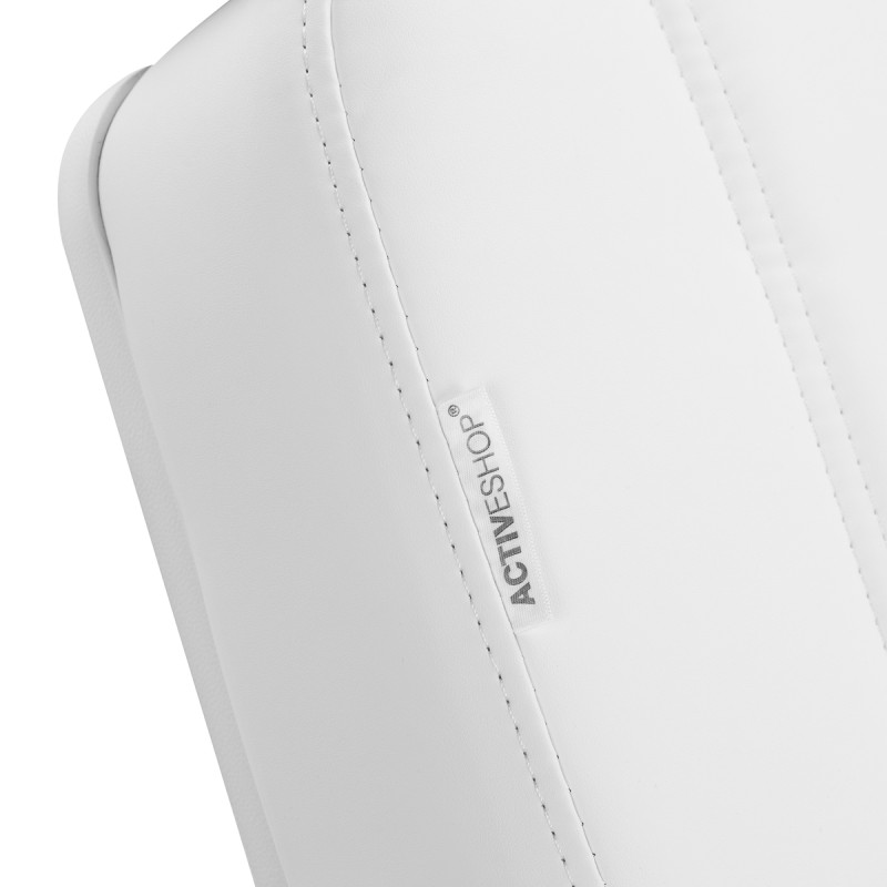 Fotel kosmetyczny elektr. Azzurro Lux 3m biały