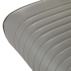 Gabbiano fotel barberski Visionerio szary chrom rama