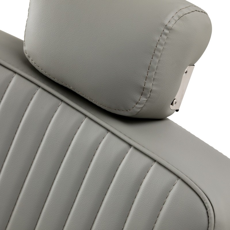 Gray chrome barber chair Ragusa