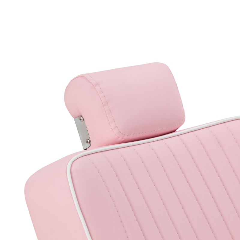 Pink chrome Ragusa barber chair