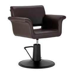 Brown salon styling chair