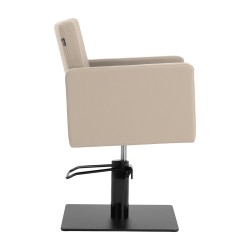Gabbiano fotel fryzjerski Vitoria szarobeżowy