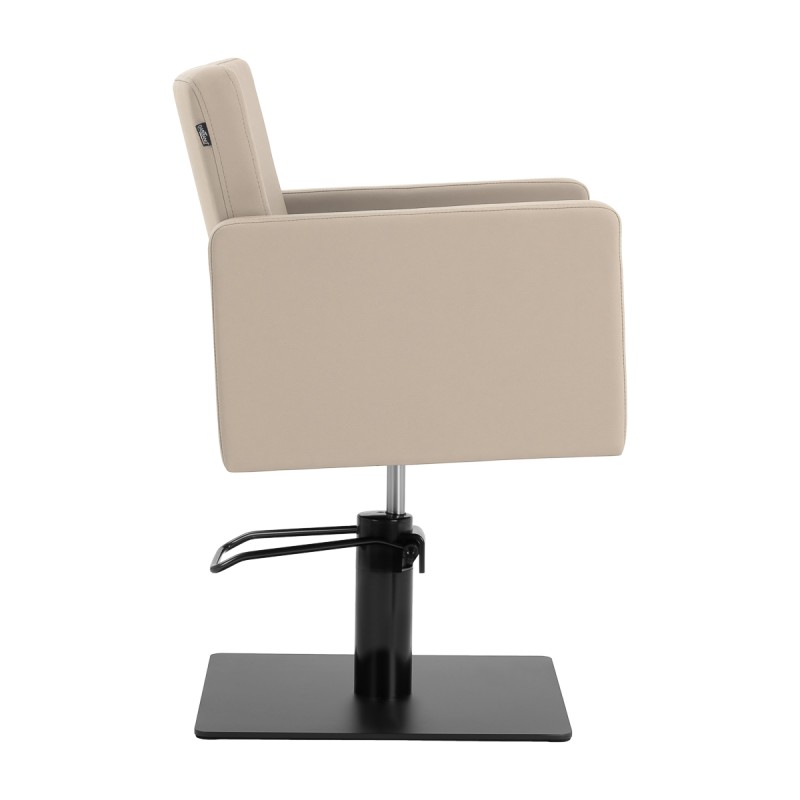 Gabbiano fotel fryzjerski Vitoria szarobeżowy