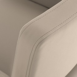 Gabbiano fotel fryzjerski Vitoria szarobeżowy