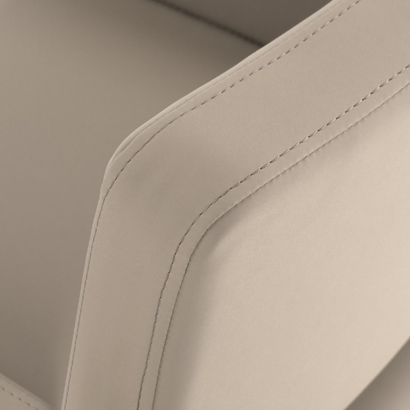 Gabbiano fotel fryzjerski Vitoria szarobeżowy