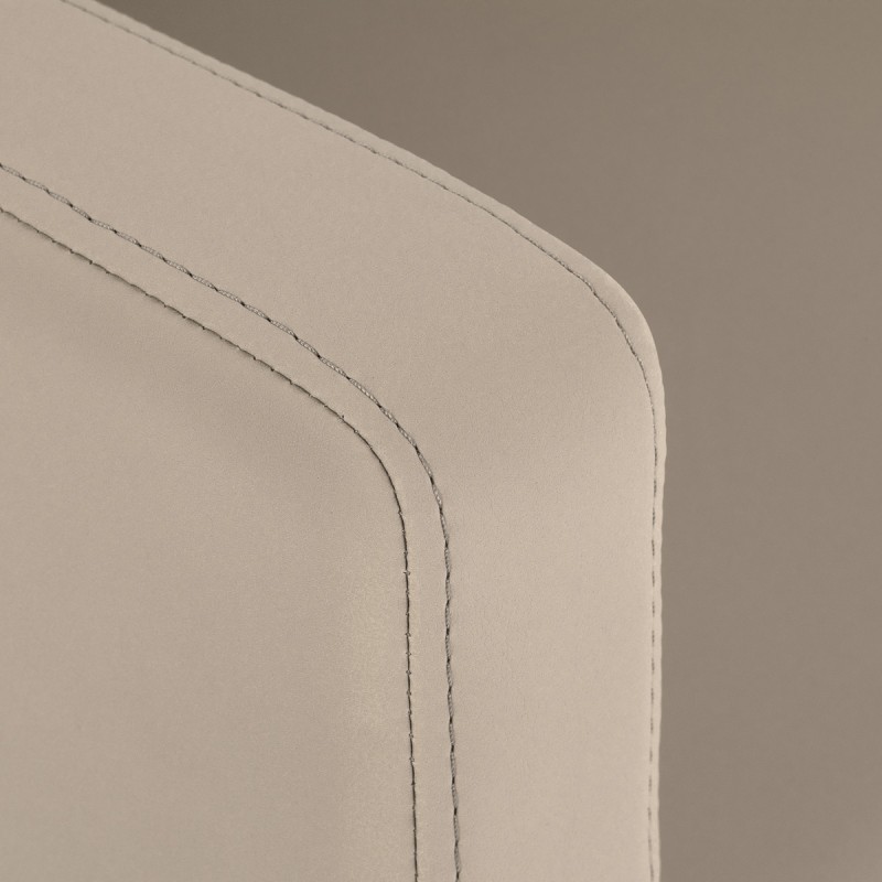 Gabbiano fotel fryzjerski Vitoria szarobeżowy