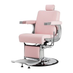 Pink chrome Ragusa barber chair
