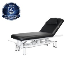 Leżanka Masażu Elektr. Zaffiro Posti Czarna -Łóżka kosmetyczne- 