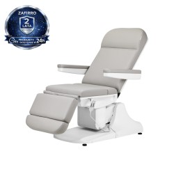 Fotel kosmetyczny Zaffiro 891 elektryczny szary -Fotele kosmetyczne elektryczne- 