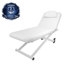 Leżanka Zaffiro 329E | Masaż – Biała | EVERSUN