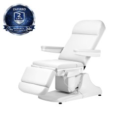 Zaffiro 891 Fotel Kosmetyczny | Biały Elektryczny | EVERSUN