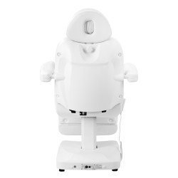 Fotel kosmetyczny elektr. Azzurro 803D 3 siln. super biały