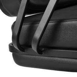 Gabbiano fotel fryzjerski Madryt czarny czarna podstawa