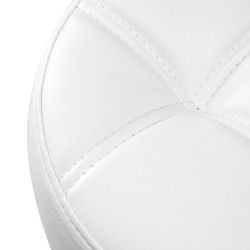 Gabbiano taboret fryzjerski D054G złoto biały