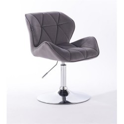 Fotel Hr111N Grafitowy Welur