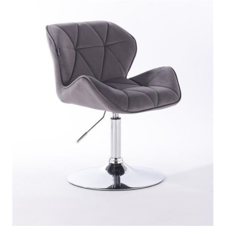 Fotel PetyrN grafitowy welur VOTEver