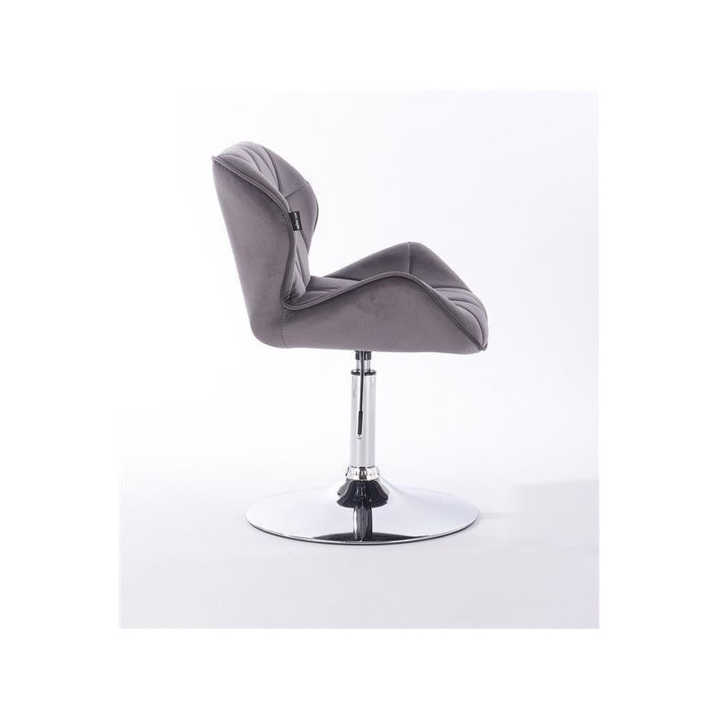 Fotel Hr111N Grafitowy Welur