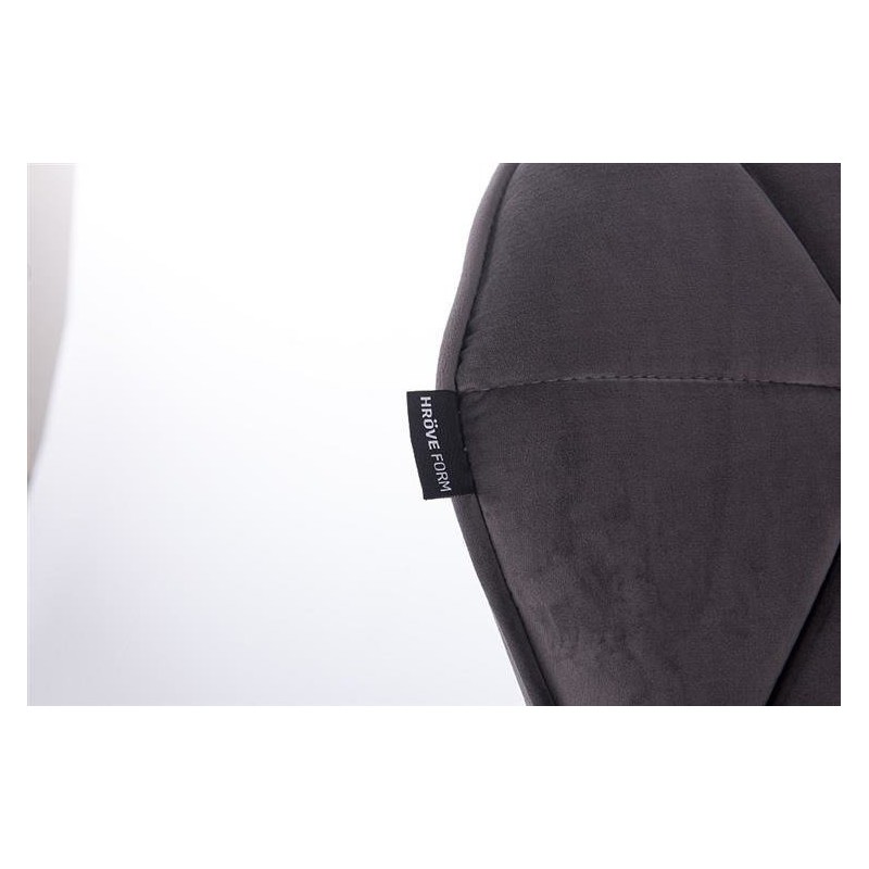 Fotel Hr111N Grafitowy Welur