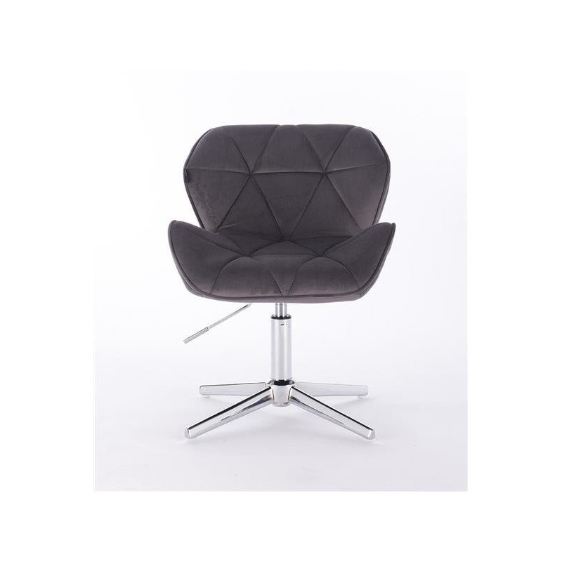 Fotel Hr111Cross Grafitowy Welur