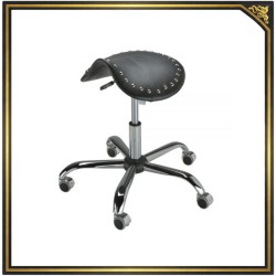 Panda Trzebnica studded barber stool