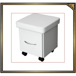 Taboret do pedicure z szufladą - szafka kosmetyczna | Sklep Eversun.pl