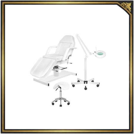 Zestaw Fotel 210 + Lampa Lupa Led S5 + Taboret 302