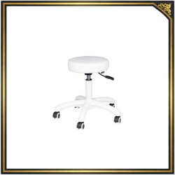White round cosmetic stool