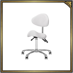 White Estello 1004 cosmetic stool