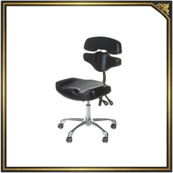 Taboret Tatuażysty Obrotowy Z Oparciem Expert Series | PRO