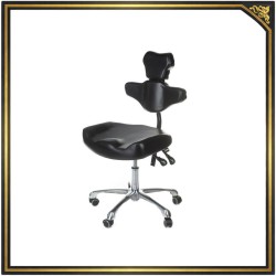 Taboret Tatuażysty Obrotowy Z Oparciem Expert Series|Solidny