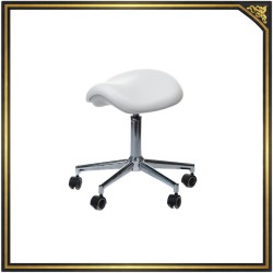 Expert Series white cosmetic stool