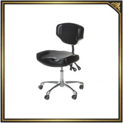 Taboret Tatuażysty Obrotowy Z Oparciem Expert Series | Profi