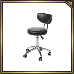 Czarny taboret kosmetyczny Expert Series