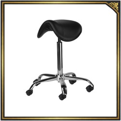 Salon adjustable stool with casters