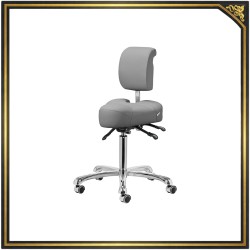 Gray Estello 1005 podiatry stool