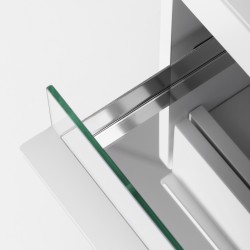 Gray podiatry trolley with drawers