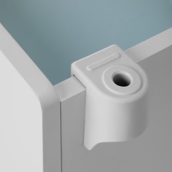 Gray podiatry assistant trolley