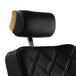 Black and gold barber chair