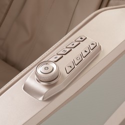 Kremowo beżowy fotel masujący Sakura