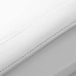 Fotel kosmetyczny elektryczny Azzurro Lux 3 silniki z podgrzewaniem biały