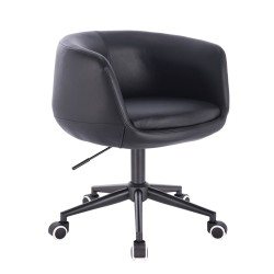 Fotel Hr333K Czarny Czarna Podstawa