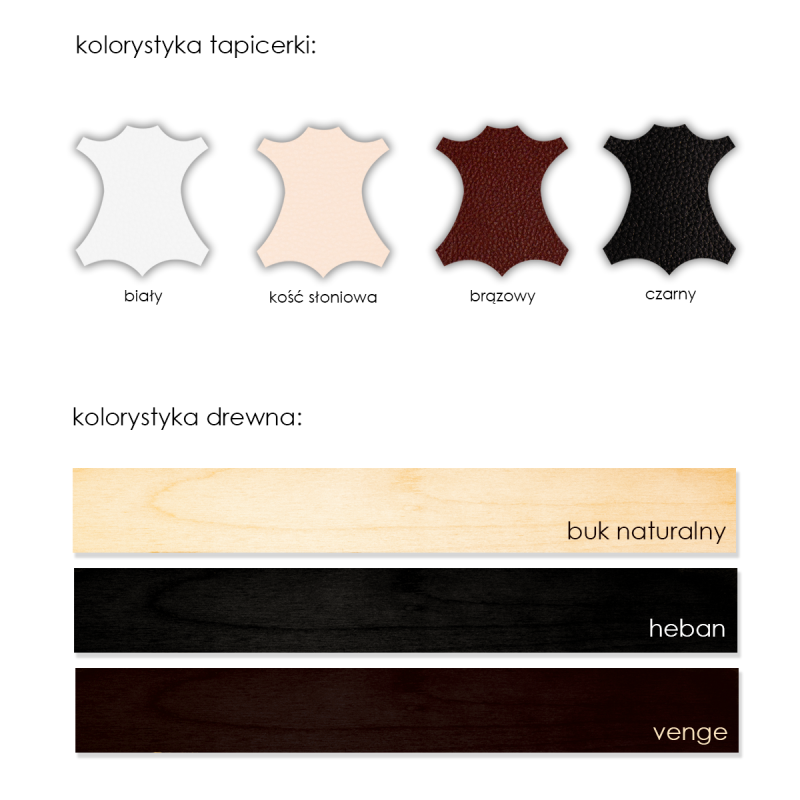 Podgrzewana leżanka SPA Moderna HOT P2 K wenge -Łóżka kosmetyczne- 