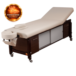 Wenge podgrzewany leżak spa