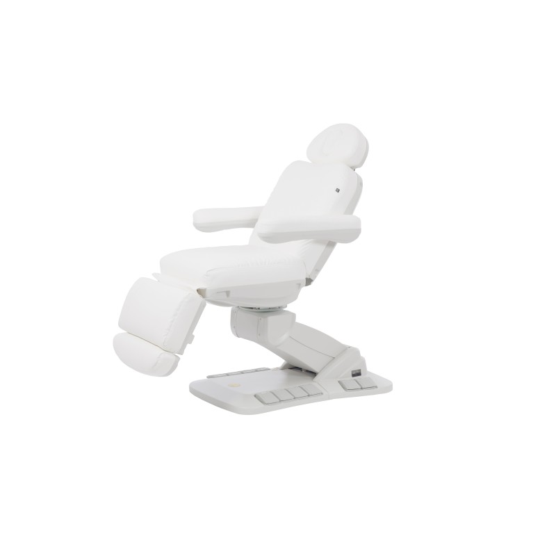 Fotel kosmetyczny ASTRA - obrotowy 90° wysokiego unoszenia  z podgrzewaniem -Fotele kosmetyczne elektryczne- 