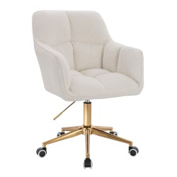 Hoker Hr550K Kremowy Baranek Złota Podstawa