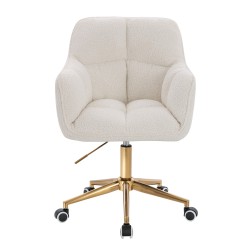 Hoker Hr550K Kremowy Baranek Złota Podstawa