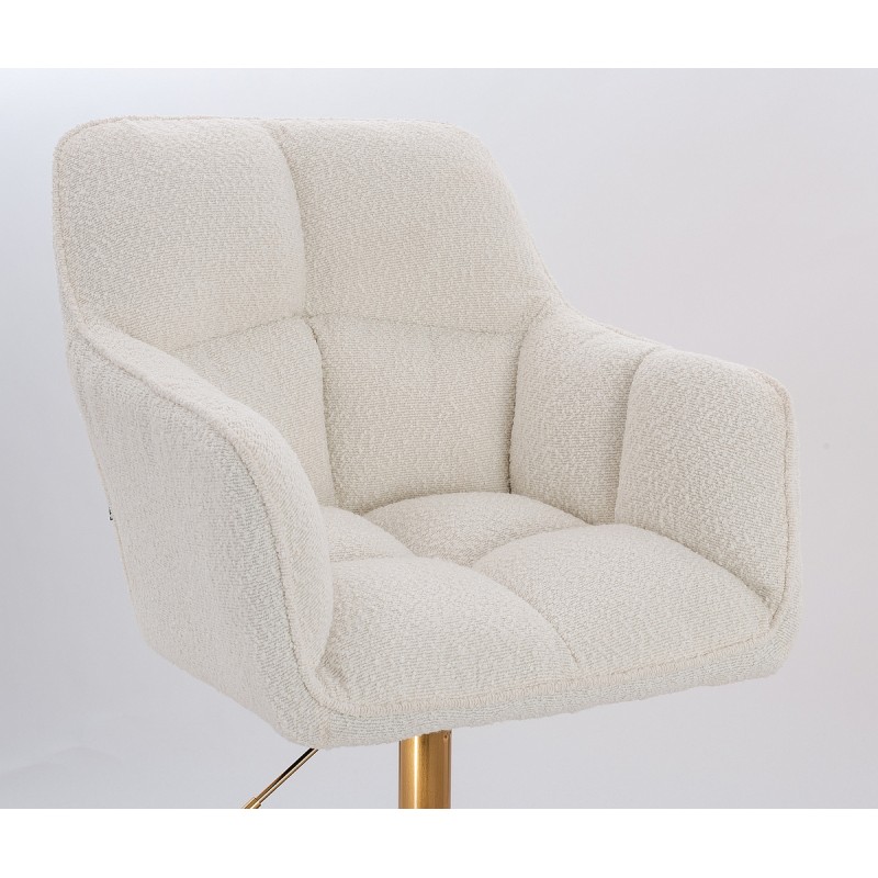 Hoker Hr550K Kremowy Baranek Złota Podstawa