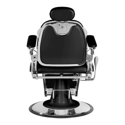 Fotel barberski Gabbiano Francesco czarny