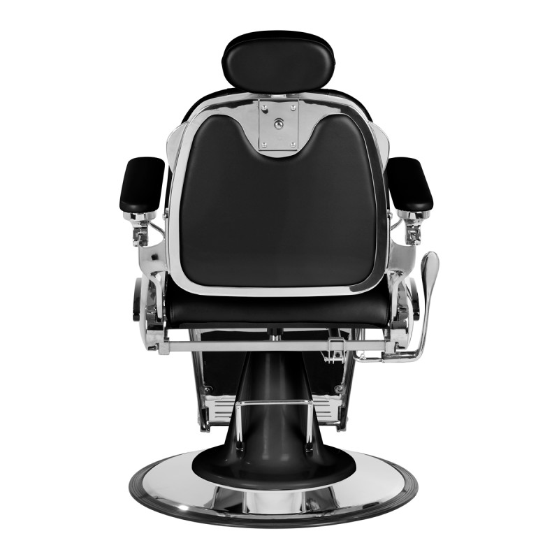 Fotel barberski Gabbiano Francesco czarny