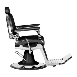 Fotel barberski Gabbiano Francesco czarny